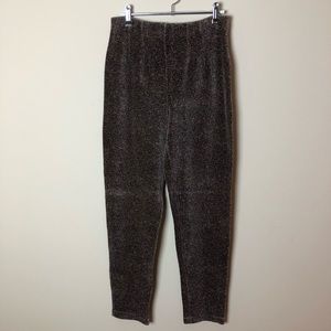 Liz Claiborne Brown Chenille Stretch Pants